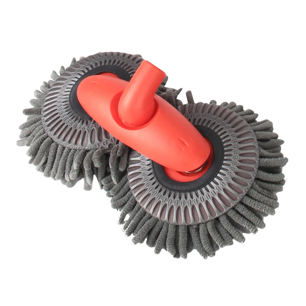 Extendable microfibre mop